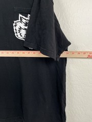 Darc Sport Pocket T Shirt Mens XL Wolves Viking Skull Black Gym Bodybuilding Tee