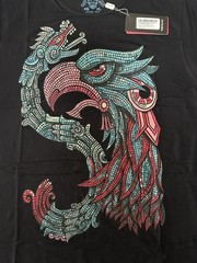 ¡Ay Güey! Men’s Lot of 5 Black Studded Graphic Print Crew Neck T-Shirt Size XL