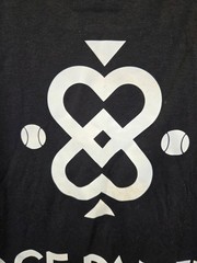 Universal Performance Ace Padel Print T-Shirt Small Black Graphic Sportswear Tee