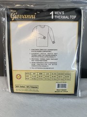 New Vintage Men’s Giovanni Cream Color Thermal Too Size Medium M