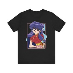 Anime Ranma 1/2 Shampoo Premium T Shirt Size S – 5Xl BLACK Size S – 5XL