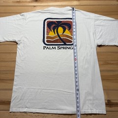 Vintage Crazy Shirt 90s Palm Springs California Sunset Tropical Single Stitch XL