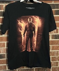Fright Rags HALLOWEEN KILLS Let It Burn Michael Myers Mens T Shirt LG Large OOP