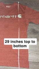 Carhartt Men’s Size Small Graphic Tshirt Work Loose Fit Short Sleeved *spots