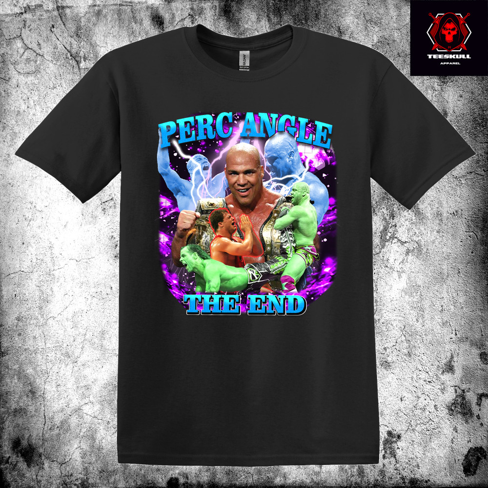 WWE Superstars Perc Angle ‘The End’ Premium Cotton Unisex T-Shirt S-3XL🔥