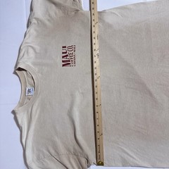 Crazy Shirts T-Shirts, Hawaiian, USA, VTG, Combed Cotton, Tan, Male, 2XL