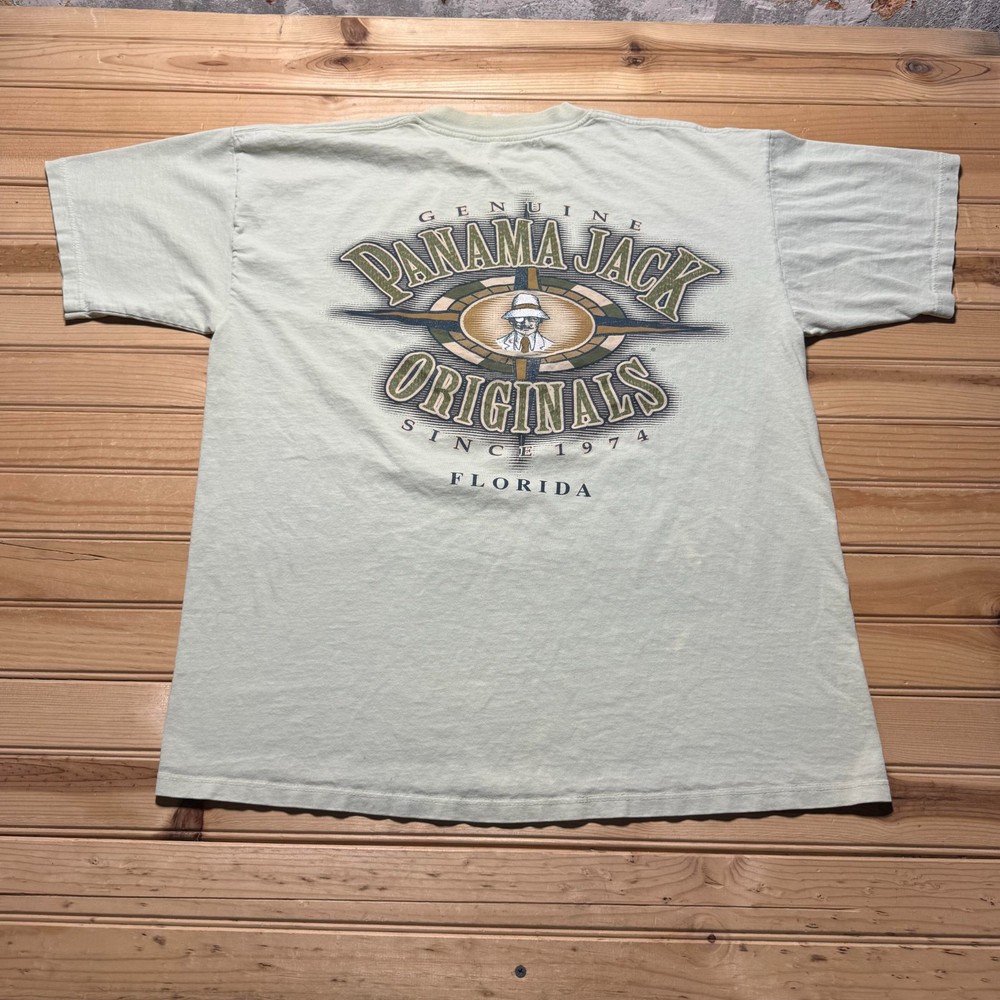 Vintage 90s Panama Jack Originals Florida Surf Skate Beach Graphic T-Shirt – XL