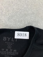 Bylt Premium Crew Poly/Cotton Blend Short Sleeve Tee Shirt (Men’s Medium) Black