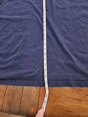 Greystone Mens Shirt 8X Tee Short Sleeve Blue Cotton Crew Neck Comfy Casual