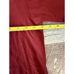Dr Pepper T-Shirt XL Maroon Soda Pop Graphic Tee Vintage Style Retro Soft Cotton