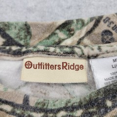 Outfitters Ridge Shirt Mens Large (42-44) Realtree Camo VTG Y2K Branches Leaves