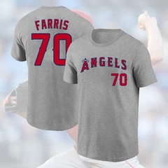 NEW SALE! Mitch Farris #70 Los Angeles Angels 2025 Name & Number Gift For Fans