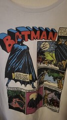 Batman Vtg Comic Book T Shirt Small S Sleeve on White Single stitch No Label 27