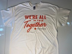 American Red Cross We’re All in This Together XL T-Shirt – Blood Donor Shirt
