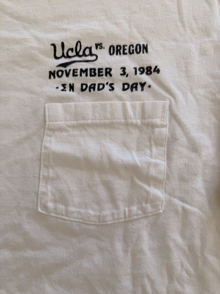 UCLA SIGMA NU Fraternity shirt Vintage 1984 Bruins Football Oregon Ducks