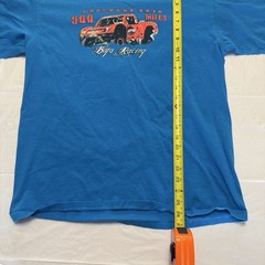 RPM Offroad Ensenada Baja 500 Miles Racing Men’s Blue Tee L Double-Sided