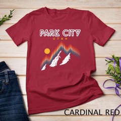 Park City Utah – USA hiking and climbing 1980s Retro Unisex T-shirt