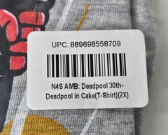 Nerdy Thrity Deadpool In Cake Loot Crate Pop Tees T Shirt Adult Size 2XL NEW