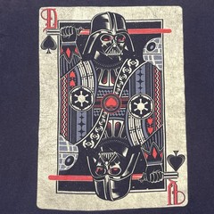 Star Wars Darth Vader Spades Playing Card T-Shirt By Fifth Sun Men’s Size L