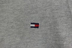 Tommy Hilfiger CORE FLAG V Neck / Crew Neck T Shirt Authentic Large