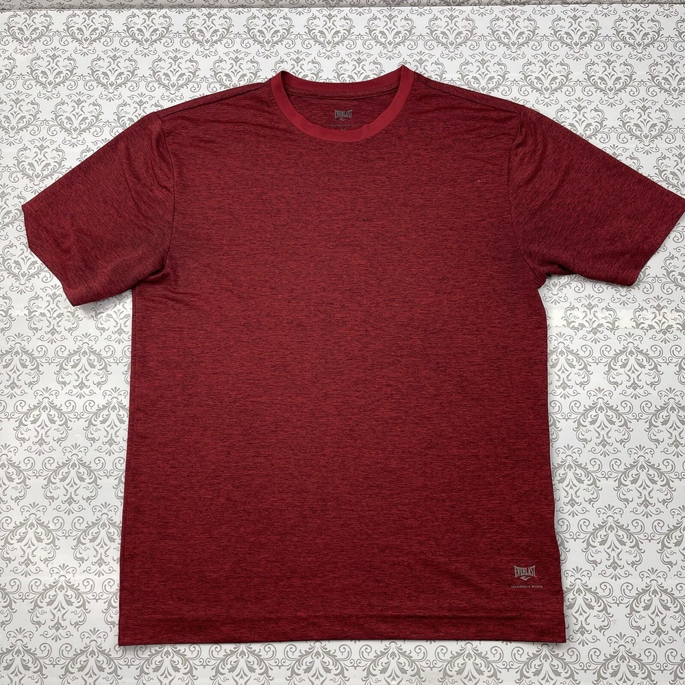 Everlast Greatness is within Dark Red Athletic Training Running T-Shirt Men’s S