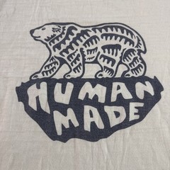 Human Made Graphic T-Shirt Polar Bear Print In White Japan Made Sz Medium