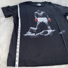 ALI Muhammed Ali T-shirt Graphic Shirt Unisex Size Large Black Cotton Boxing