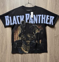 Marvel Black Panther T-Shirt Black size Medium