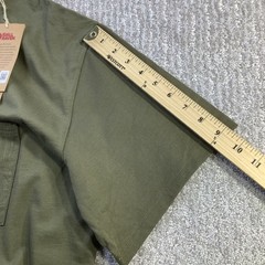 Fjallraven Logo Pocket T-Shirt Mens Laurel Green Organic Cotton Tee Size L NWT