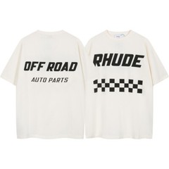 🎁🎁33Style Men Women RHUDE High Quality Cotton Short Sleeve Polo T-Shirt S-2XL