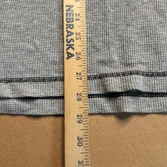 Ariat Henley Shirt XL Mens Gray Waffle Knit Western Ranch Casual Workwear