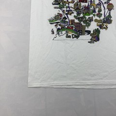 Vintage California Los Angeles Map Graphic T-Shirt Delta Pro Weight L