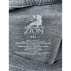 Johnny Cash Man In Black Men’s XXL Graphic Tee Shirt Crew Neck Zion Rootswear