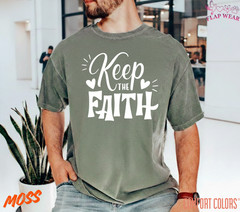 Unisex Keep The Faith T-Shirt, Men T shirt,Women T shirt Gift ReligionTop