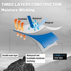 Waterproof Knee High Socks hiking gear for men Outdoor Sports High Performanc…