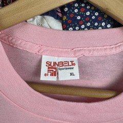 Rare Vintage 80s Pink University Of Georgia Bulldogs Shirt Single Stitch XL