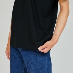 Hanes T-Shirts KURO BLACK 2-Pack UNISEX S–2XL 7.0oz Cotton Crew Neck HM1-B701