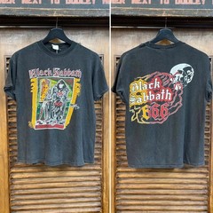 Black Tour Retro 2 Side Black Cotton Unisex T-shirt Reprint S-5XL
