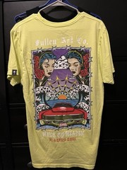 Sullen Art Co. Men’s Yellow Car Graphic Print Logo T-Shirt Crew Neck M