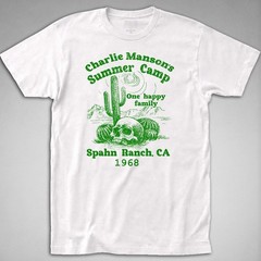 Charles Manson Camp T-Shirt spahn ranch charlie Serial Killer Family Sharon Tate