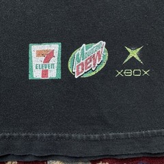 Vintage 2004 Halo 2 Fuel By Mountain Dew Xbox Bungie Promo Video Game Tee 2000s