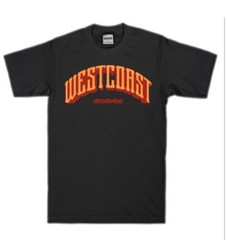 Streetwise West West Graphic T-Shirt Black M-L-XL-2XL-3XL-4XL-5XL