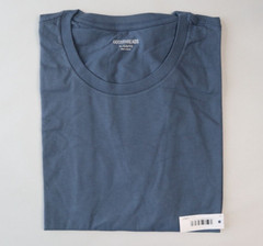 2 packs Men’s Slim-Fit Short Sleeve 100% Cotton Crewneck T-Shirt XL Blue