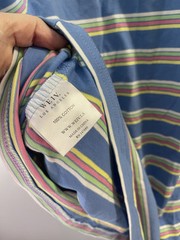 Weiv Stripes Pastel Men’s Tshirt Seven EST 2018 Embroidered M NWT