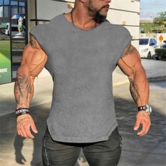 Men’s Gym Muscle Vests Wholesale Bodybuilding Stringer Tank Tops Workout Clothes