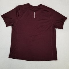 Nike Dri-FIT Men’s Maroon Short Sleeve Running T-Shirt XL Workout Gym Classic