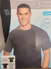 Hanes Men Crew neck T-Shirt 3-Pack ComfortSoft 100% Cotton Heavyweight Tee Plain