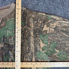 VINTAGE ACE SPORTSWEAR MADE IN USA TREBARK CAMO HUNTING LONG SLEEVE SHIRT / 3XL