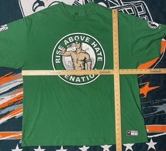 WWE Authentic Wear John Cena Cenation Rise Above Hate T Shirt Men 2XL Green