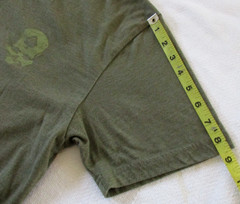 Zero Foxtrot T Shirt Men’s L Large Skull Logo Military Tactical Olive Drab Green